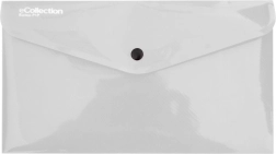 Gennemsigtigt dokumentlomme eCollection DL med lukning