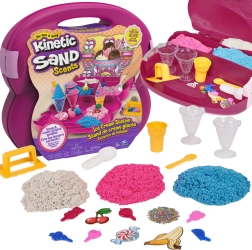 Kinetic Sand Scents is-cream sæt i kuffert med duft