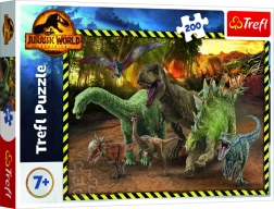 Puslespil 200 brikker – dinosaurer fra JURASSIC WORLD