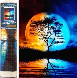 Diamantmaling Natlig Forbindelse 30 × 40 cm