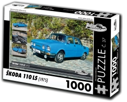 Puslespil RETRO-BILER Škoda 110 LS (1975) – 1000 brikker
