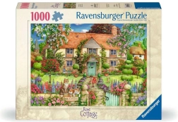 Ravensburger puslespil Hytte med roser 1000 brikker