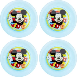 Sæt med børnetallerkener Mickey Mouse (4 stk.)