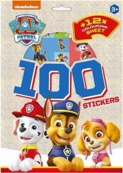 Klistermærker og malebøger paw patrol – 12 ark og 120+ klistermærker