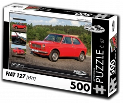 RETRO-AUTA puslespil Fiat 127 500 brikker
