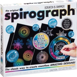 Spirograph Scratch & Shimmer kreativt sæt til mandalaer