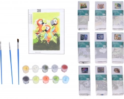 Kreativt malesæt efter tal 20x30 cm