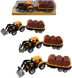 Traktor med trailer med friktionstræk