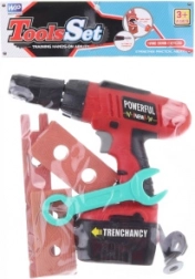 Børne boremaskine på batteri med tilbehør