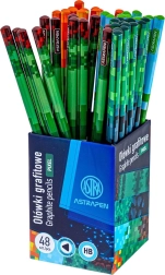 Trekantet grafitblyant HB ASTRA Pixel One