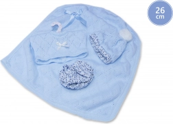 Dukkeklæder til babydukke størrelse 26 cm Llorens