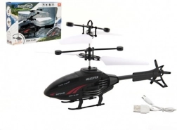 RC-helikopter med håndstyring og USB-opladning, 16 cm