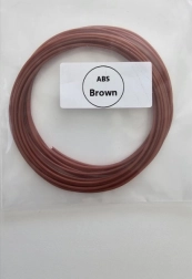 Filament ABS brun 1,75 mm – prøvelængde 15 m
