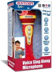 Karaoke-mikrofon med lyseffekter