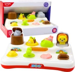 Interaktivt læringslegetøj Pop-up dyr