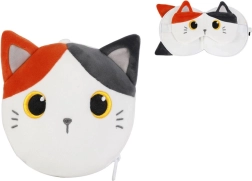 Rejsepude med maske orange kat