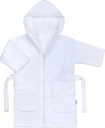 Børnebadekåbe New Baby Ugler hvid