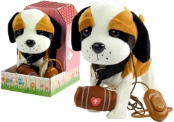 Interaktiv Sankt Bernhardshund i Snor med Hundehus