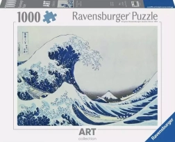 Ravensburger puslespil Art Collection: Den store bølge ud for Kanagawa – 1000 brikker
