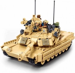 Sluban Model Bricks kampvogn M1A2 Abrams TUSK II 2i1