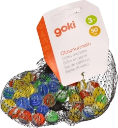 Glasstenkugler Kattens øje 50 stk