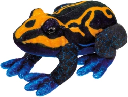 Plysfrø orange-sortspraglet