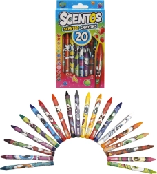 Duftende farvekridt SCENTOS, sæt med 20 stk.