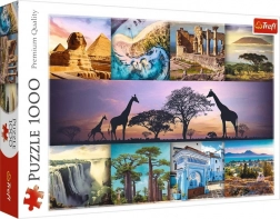 Trefl Puzzle 1000 brikker - Collage Afrika