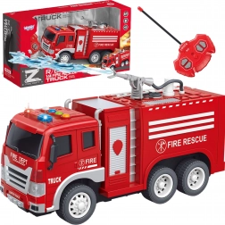 woopie fjernstyret brandbil RC med vand spray funktion