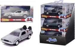 Metal modelbil Back to the Future DeLorean Time Machine 1:32 med åbnebare døre