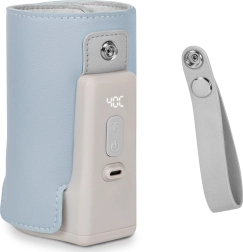 Trådløs flaskevarmer Thermup Go Plus blå himmel