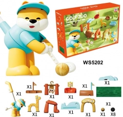 Mega sæt: golfspil med dyr og skumunderlag til børn