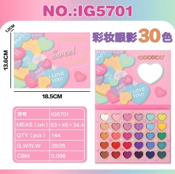 Mega makeupsæt med hjerter til børn