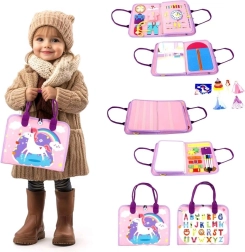 Sensorisk busy bog enhjørning 2Kids Toys