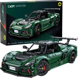 Byggesæt CaDA sportsvogn LOTUS Exige Cup 430 1:8, mørkegrøn, 3730 dele