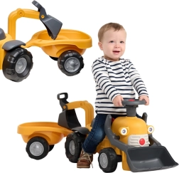 Falk skubbegående gravko Marcel med trailer