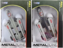 Metal flyvemaskine med tilbagespoling på batterier