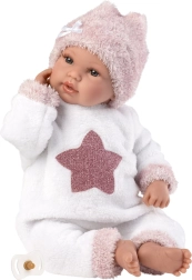 LLORENS New Born realistisk talende dukke med blødt krop 36 cm