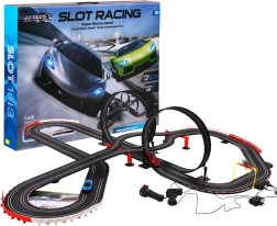 Børne racerbane 10 meter 6+ med lys og to biler 1:43
