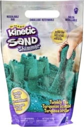 Kinetic Sand blågrøn glitrende sand 0,9 kg
