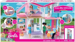 Barbie Malibu transportabelt dukkehus med tilbehør