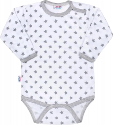 babybody new baby classic ii grå med stjerner