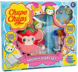 Chupa Chups skole-sæt Squishy – dagbog, gelpenne og klistermærker