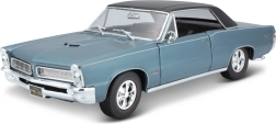 Maisto 1965 Pontiac GTO metalmodel blå 1:18