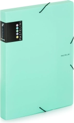 Æske med elastik A4 PASTELINI grøn