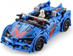 CADA byggesæt racerbil med fjernbetjening, 585 dele med katapultsæde