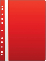 Hurtigopklæber A4 med euroophæng, PP, rød
