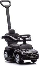 Børneløbecykel med håndtag Mercedes 3-i-1 sort