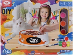 Keramisk malebakke til kat – kreativt sæt