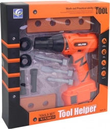 Elektrisk legeboremaskine til børn med tilbehør